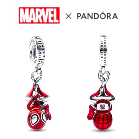 Marvel Jewelry - NWOT Pandora x Marvel Spider-man Charm